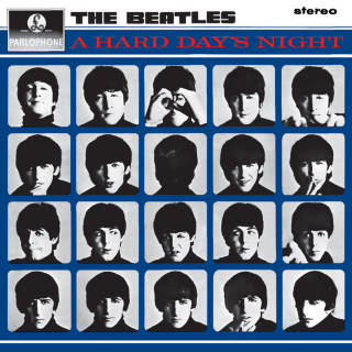 The Beatles' "A Hard Day's Night" album cover