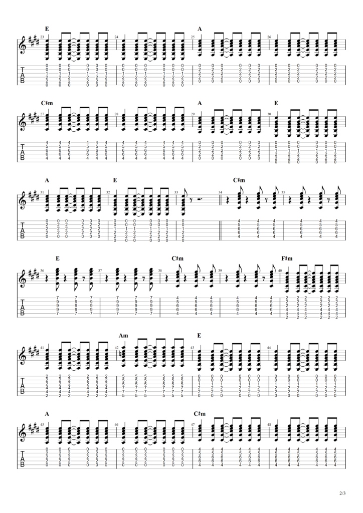 The Beatles "All I've Got To Do" Guitar Tab