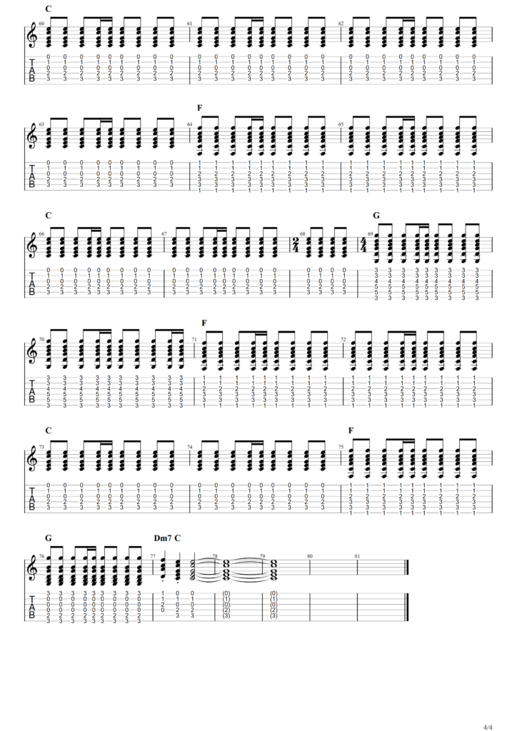 The Beatles "Don't Pass Me By" Guitar Tab