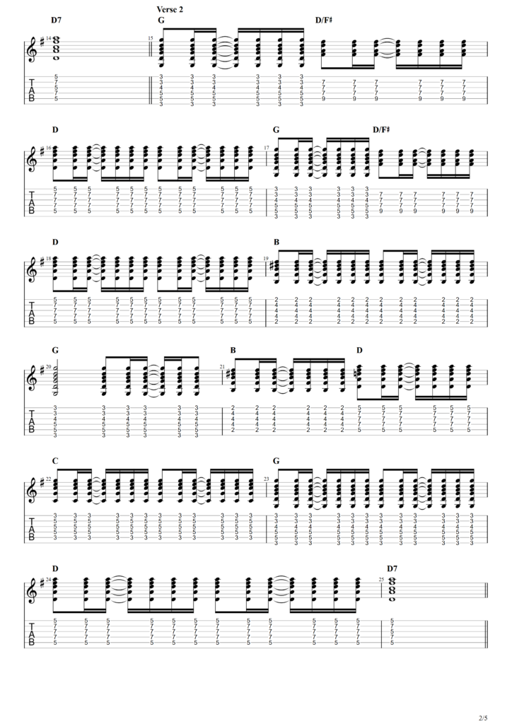 The Rolling Stones "Have You Seen Your Mother, Baby, Standing in the Shadow?" Guitar Tab