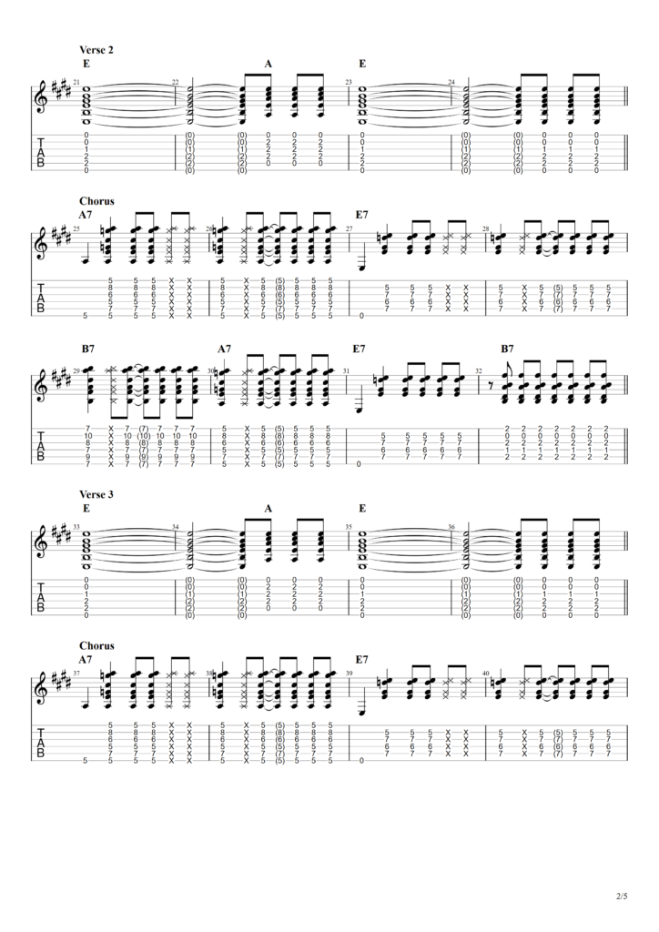 The Beatles "Money (That's What I Want)" Guitar Tab