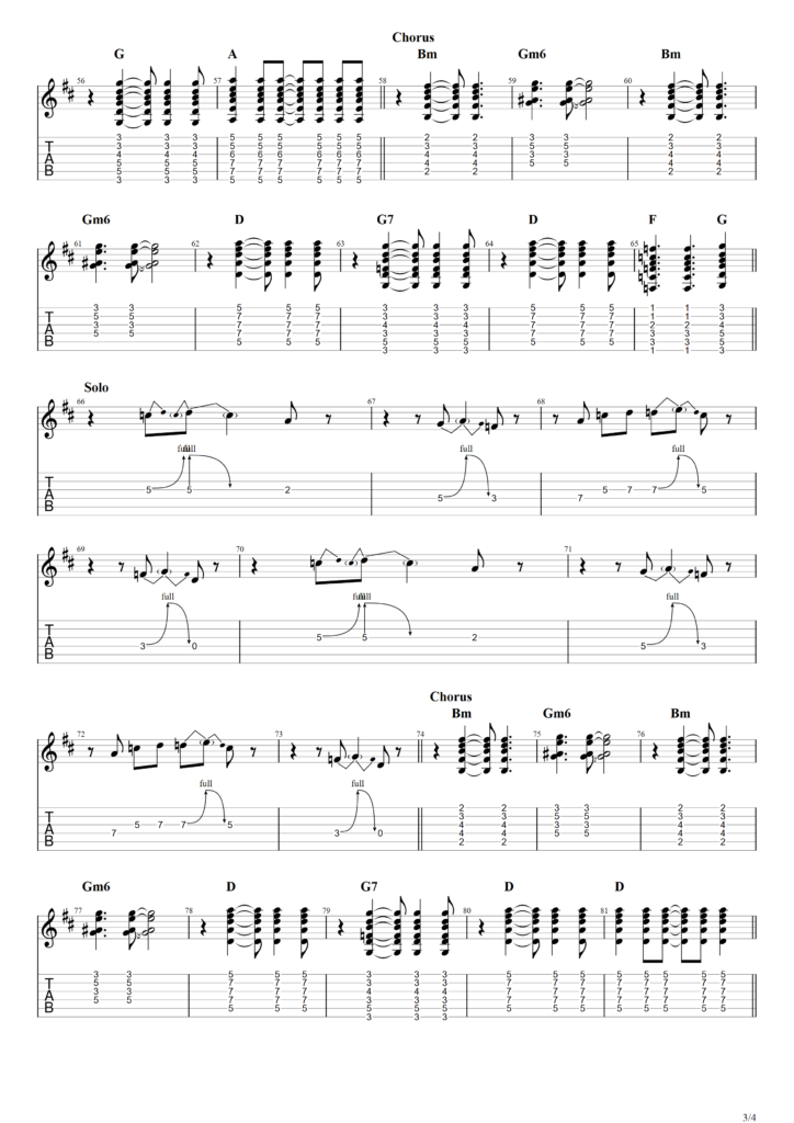 The Beatles "The Night Before" Guitar Tab