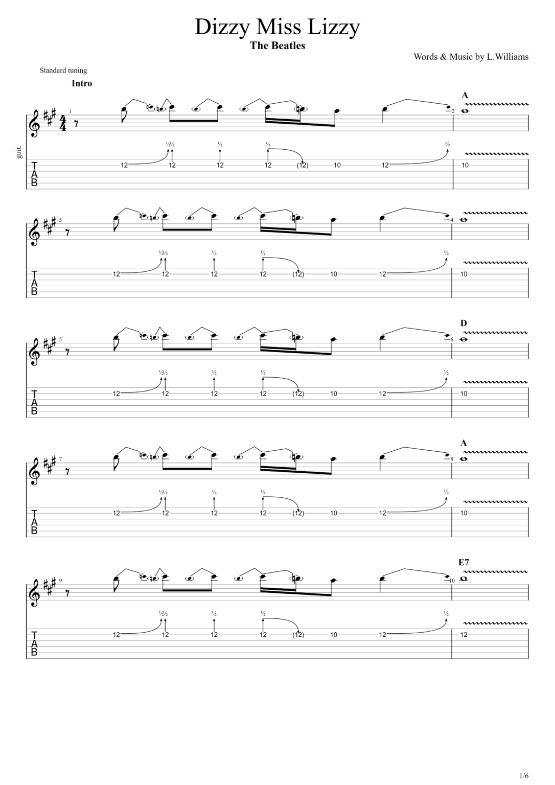 The Beatles “dizzy Miss Lizzy” How To Play On Guitar Guitar Jam