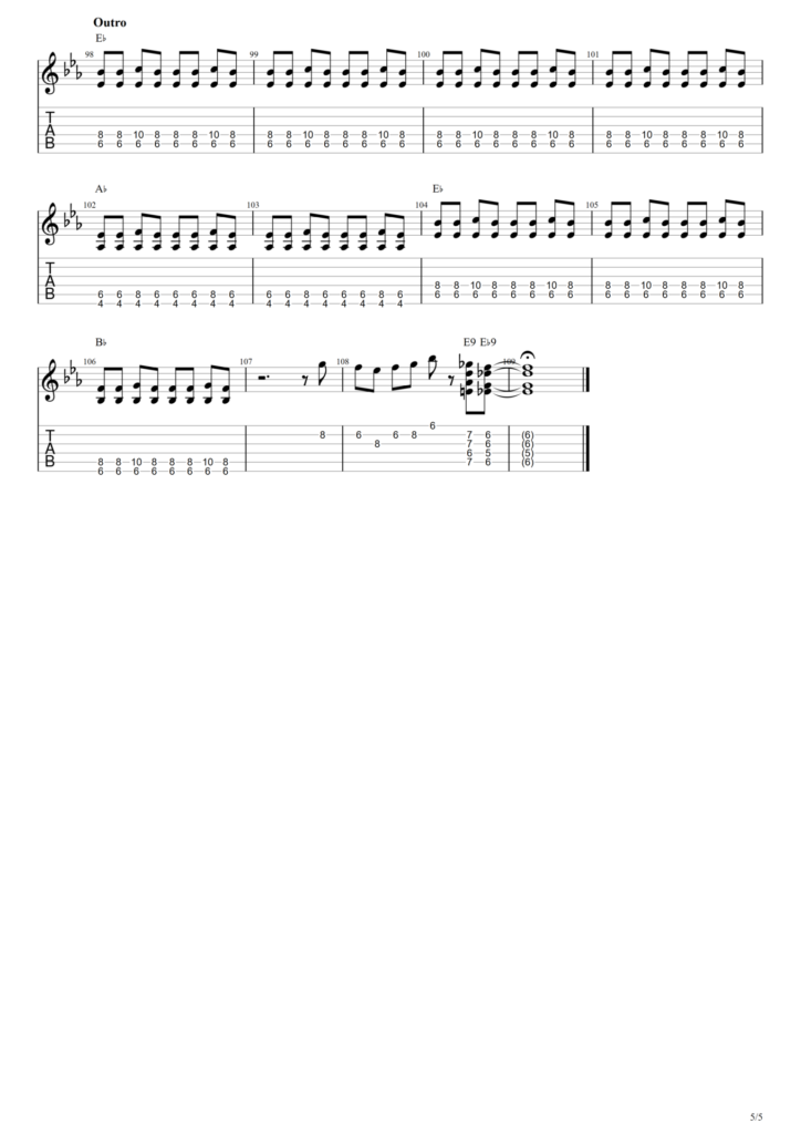 Chuck Berry "Roll Over Beethoven" Guitar Tab