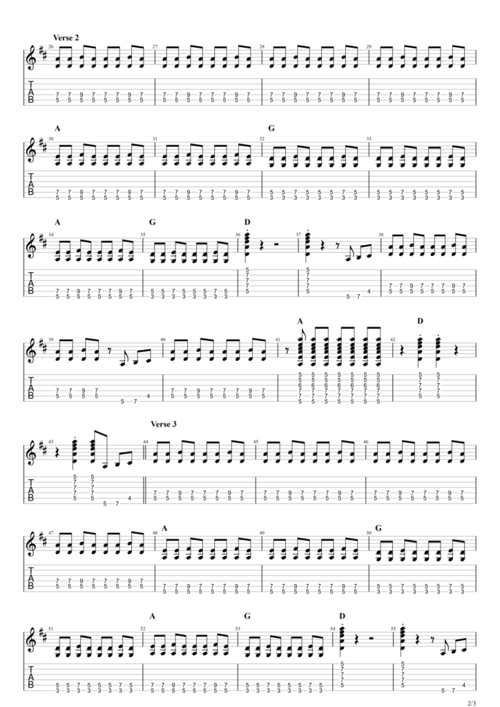 How to Play “Somethin’ Else” by Eddie Cochran on Guitar with Tab ...