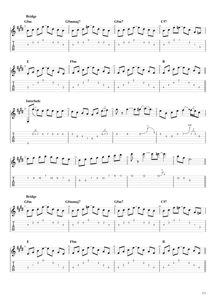 The Beatles "And Your Bird Can Sing" Guitar Tab