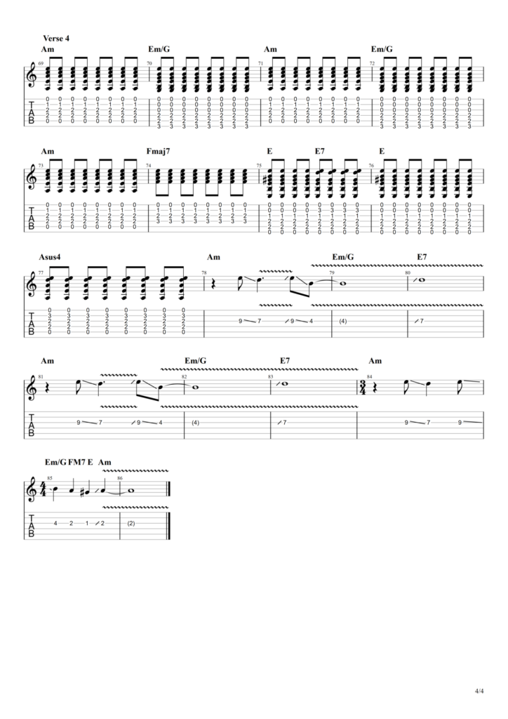 The Beatles "Now And Then" Guitar Tab