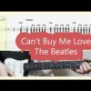 The Beatles - Can't Buy Me Love Guitar Cover with Tab