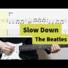 The Beatles - Slow Down Guitar Cover With Tab
