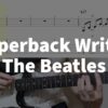 Paperback Writer - The Beatles | guitar tab easy - YouTube