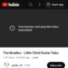 The Beatles - Little Child Guitar Tabs - YouTube