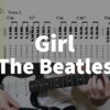 Girl - The Beatles | guitar tab easy - YouTube