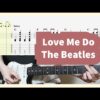 The Beatles - Love Me Do Guitar Cover with Tab