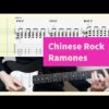 Ramones - Chinese Rock Guitar Cover With Tab