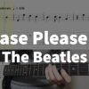 Please Please Me - The Beatles | guitar tab easy - YouTube