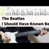 The Beatles - I Should Have Known Better Guitar Cover With Tab