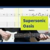 Oasis - Supersonic Guitar Cover with Tab