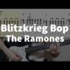 Blitzkrieg Bop - The Ramones | guitar tab easy