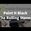 Paint It Black Guitar Tabs - The Rolling Stones