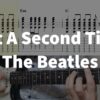 Not A Second Time - The Beatles | guitar tab easy - YouTube