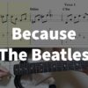 The Beatles - Because Guitar Tabs - YouTube