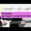 Sgt. Pepper's Lonely Hearts Club Band Guitar Cover With Tab