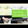 The Beatles - Sun King Guitar Cover With Tab
