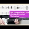 Sgt. Pepper's Lonely Hearts Club Band (Reprise) Guitar Cover With Tab