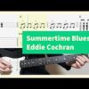 Summertime Blues Guitar Tabs - Eddie Cochran