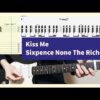 Kiss Me - Sixpence None The Richer Guitar Tabs