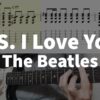 P.S. I Love You - The Beatles | guitar tab easy - YouTube