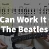 We Can Work It Out - The Beatles | guitar tab easy - YouTube