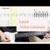 Love - John Lennon Guitar Tabs