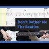 The Beatles - Don't Bother Me Guitar Cover With Tab