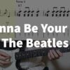 I Wanna Be Your Man - The Beatles | guitar tab easy - YouTube