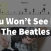 You Won't See Me - The Beatles | guitar tab easy - YouTube