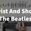 Twist And Shout - The Beatles | guitar tab easy - YouTube
