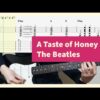 The Beatles - A Taste Of Honey Guitar Cover With Tab