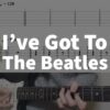 All I've Got To Do - The Beatles | guitar tab easy - YouTube