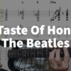 A Taste Of Honey - The Beatles | guitar tab easy - YouTube