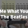 Tell Me What You See - The Beatles | guitar tab easy - YouTube