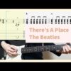 There's A Place - The Beatles Guitar Tab