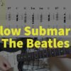 Yellow Submarine - The Beatles | guitar tab easy - YouTube