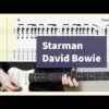 David Bowie - Starman Guitar Cover with Tab