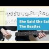 The Beatles - She Said She Said Guitar Cover With Tab