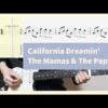 California Dreamin' - The Mamas & The Papas Guitar Tab