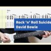 David Bowie - Rock 'n' Roll Suicide Guitar Cover With Tab