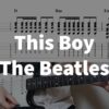 The Beatles - This Boy Guitar Tabs - YouTube